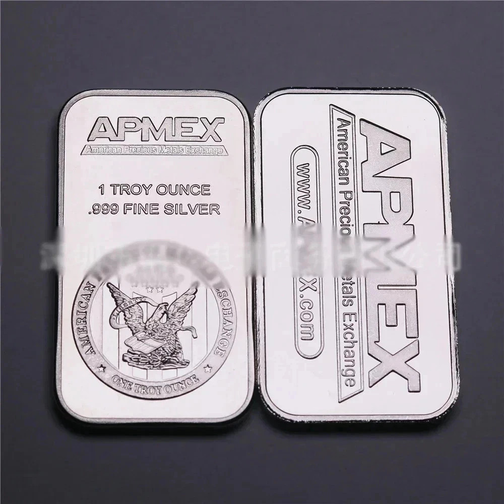 APMEX-1 oz Silver Bar .999 Fine Sealed American Precious Metals-USA