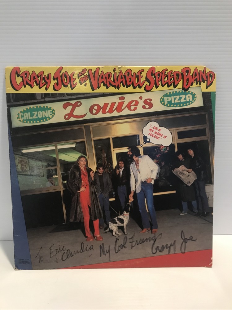 Crazy Joe and the Variable Speed Band, 1981, Vinyl LP, Ace Frehley, LP/EX SL/VG+