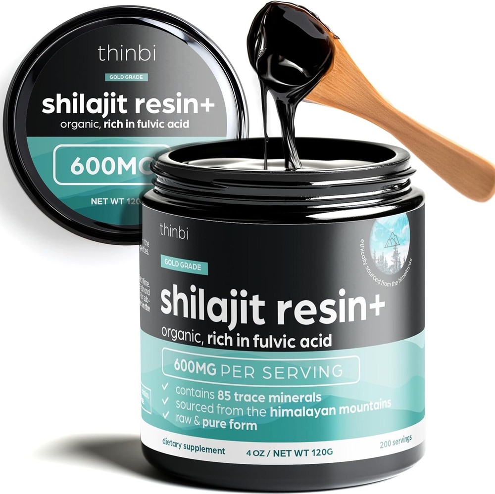 Pure 100% Himalayan Shilajit Soft Resin Organic Potent Fulvic Acid-image