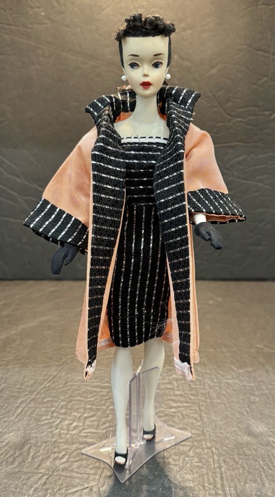 Vintage Barbie Clone Progressive Evening Coat, Strapless Evening Dress & Purse