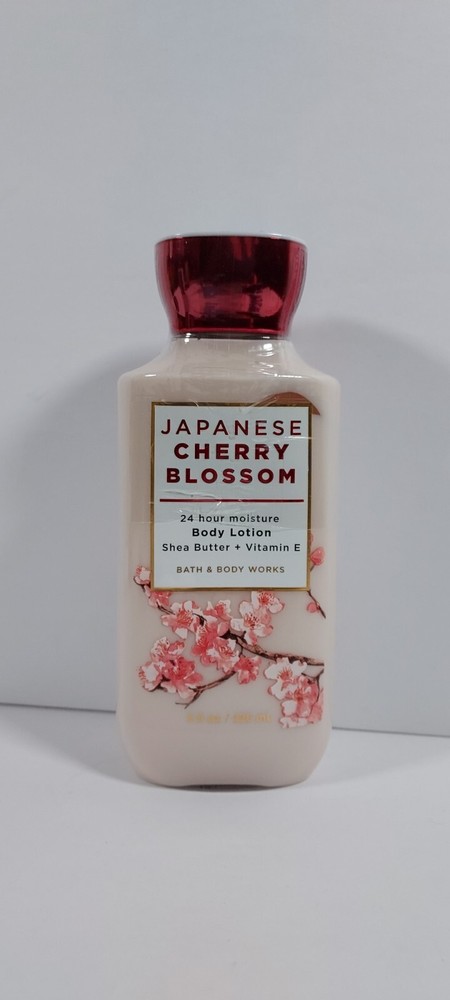 NEW Bath and Body Works Japanese Cherry Blossom BODY LOTION, 8 FL OZ