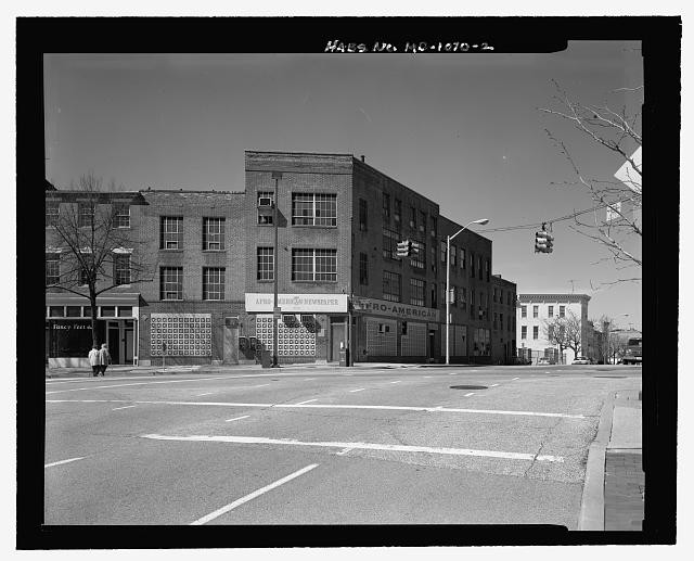 Photo:North Eutaw Street,Baltimore,Maryland,MD,Commercial Buildings,HABS,1