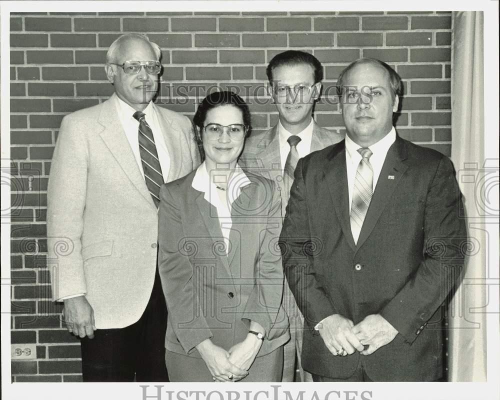 1985 Press Photo New officers for Hospice of Cabarrus County Incorporated