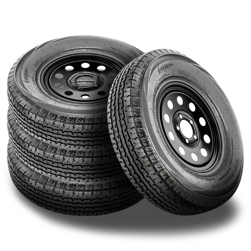 4 RBP Conveyor ST Semi Steel 225/75R15 117/112M Boat Cargo Trailer 10 PLY LR E