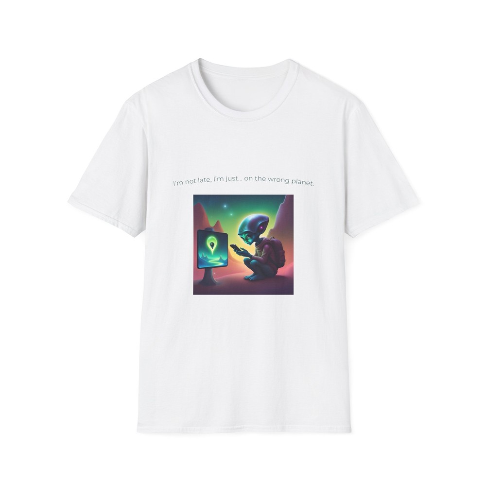 Whimsical Alien T-Shirt for Sci-Fi Fans
