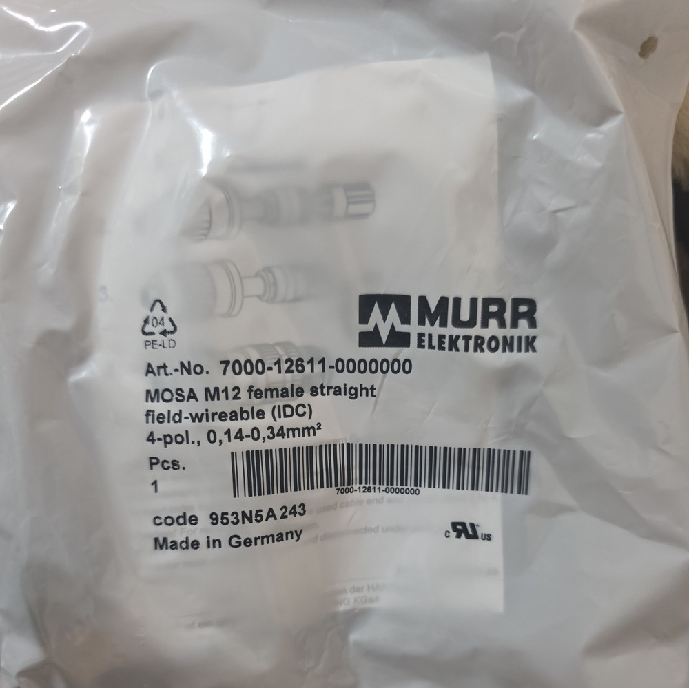 NEW Wireable Connector 7000-12611-0000000 FOR MURR 1PCS