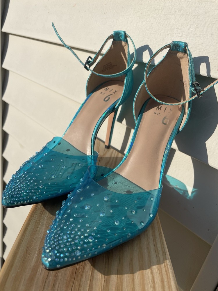 Mix No. 6 Women’s Arlette Pump Heels Blue Size 8M