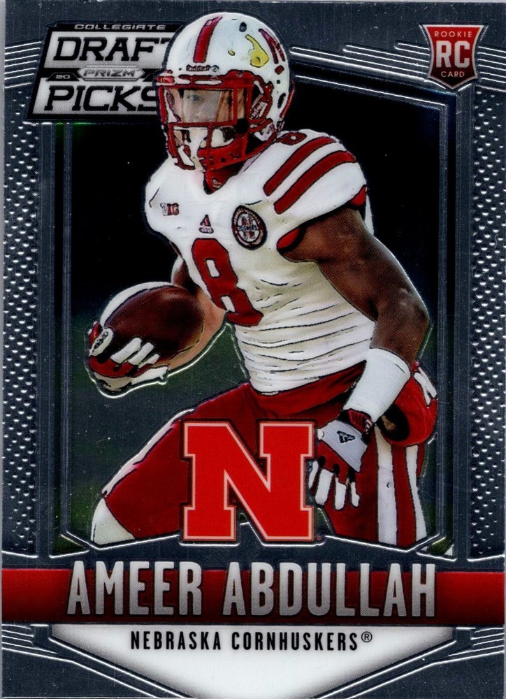 2015 Panini Prizm Collegiate Draft Picks Ameer Abdullah #102 RC Rookie Card