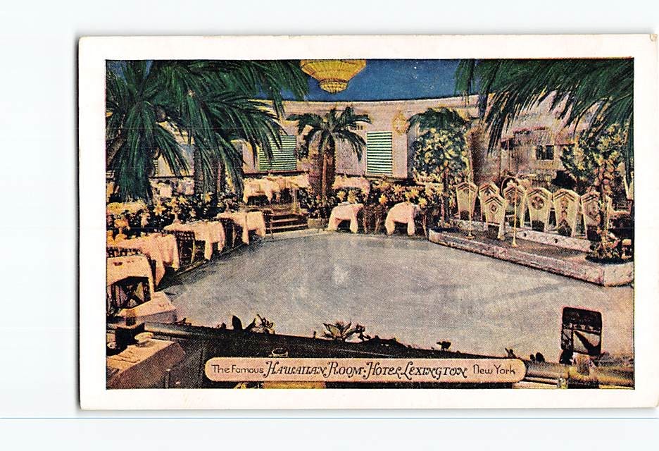 Postcard The Famous Hawaiian Room Hotel Lexington New York USA North America