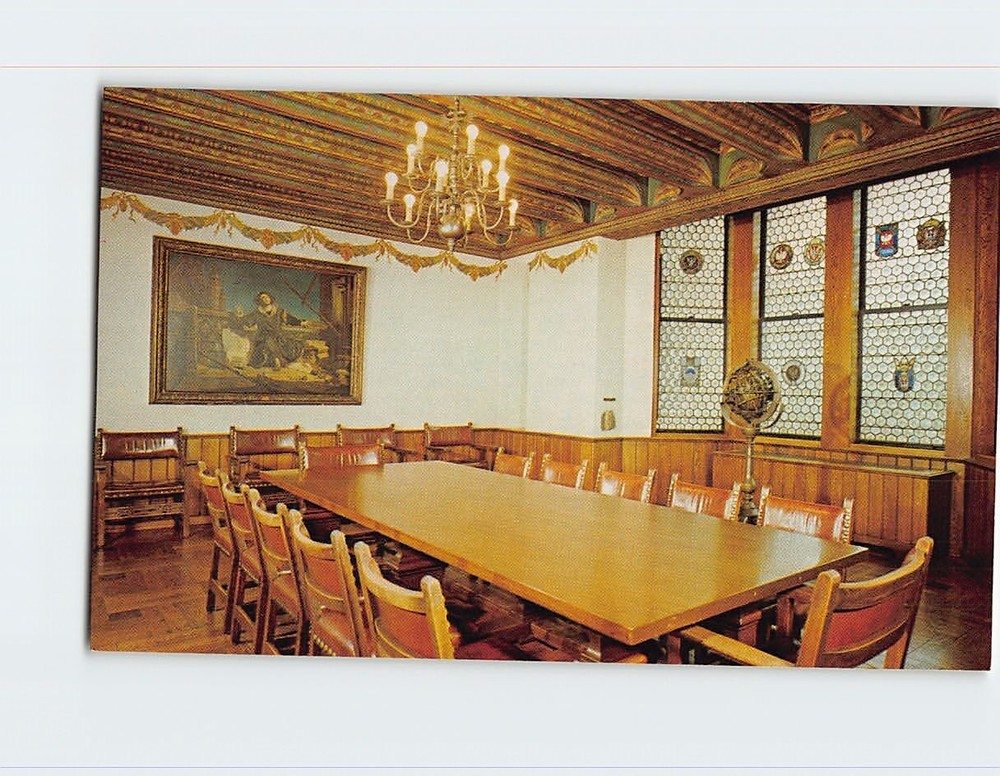 Postcard The Polish Nationality Room University of Pittsburgh Pennsylvania USA