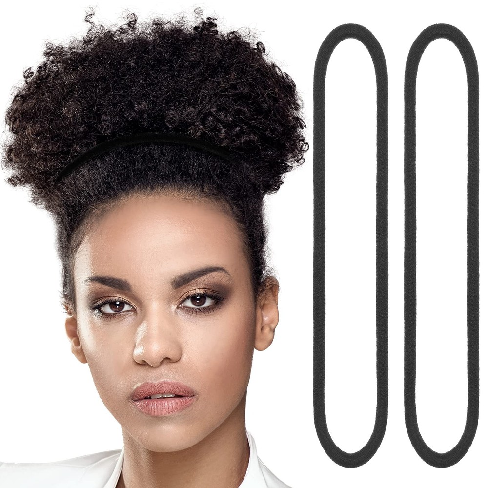 Dingion 80 Extra Long Hair Ties for Thick Curly Hair Elastic Ponytail Holders