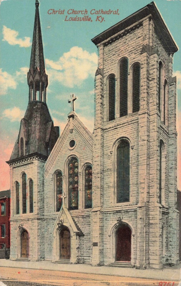 Christ Church Cathedral Louisville Kentucky KY c1910 Postcard