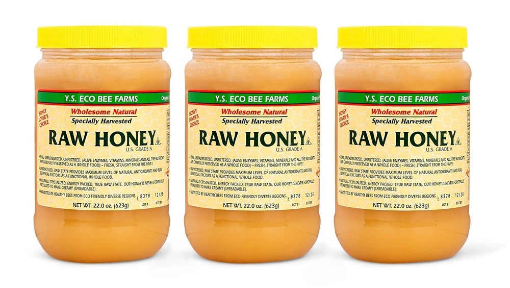 Y.S. Eco Bee Farms Raw Honey  22 oz Pack of 3
