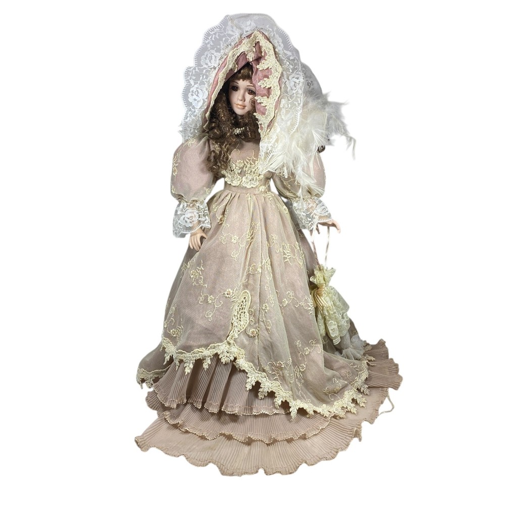 Show Stoppers Porcelain doll , 22 in, Suzette