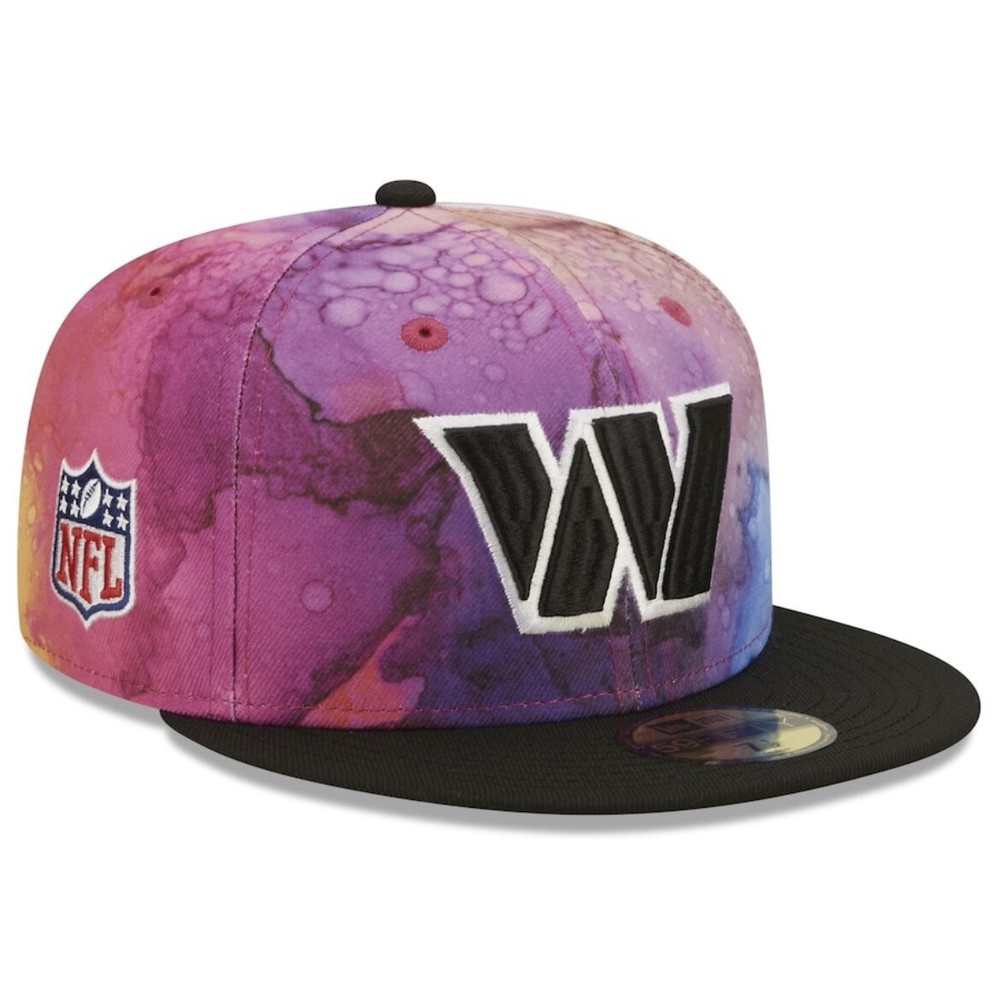 New Era 59Fifty Washington Commanders Crucial Catch Fitted Hat Cap Mens Sz 6 7/8