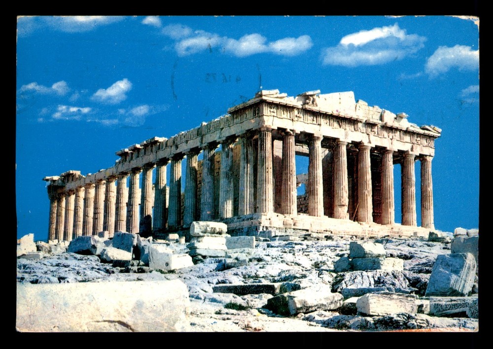 Greece, The Ford Love Athens, The Parthenon, Postcard, Posted