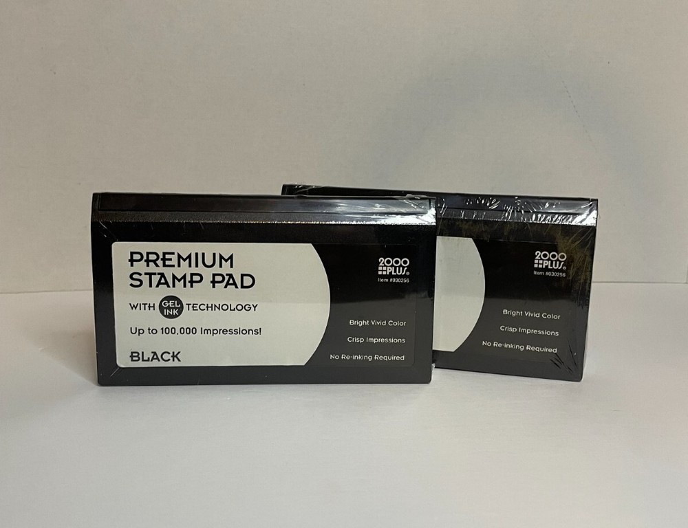 Premium Stamp Pad w/ Gel Ink Tech. 2000 Plus