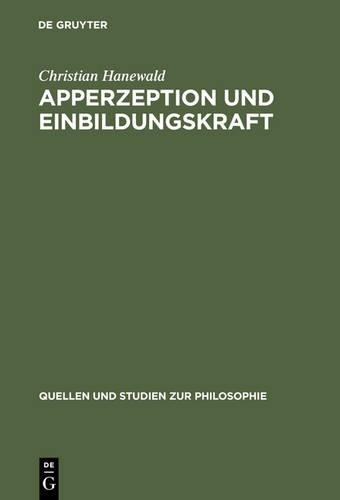 Christian Hanewald Apperzeption und Einbildungskraft (Hardback)Another great item from Rarewaves USA | Free delivery!