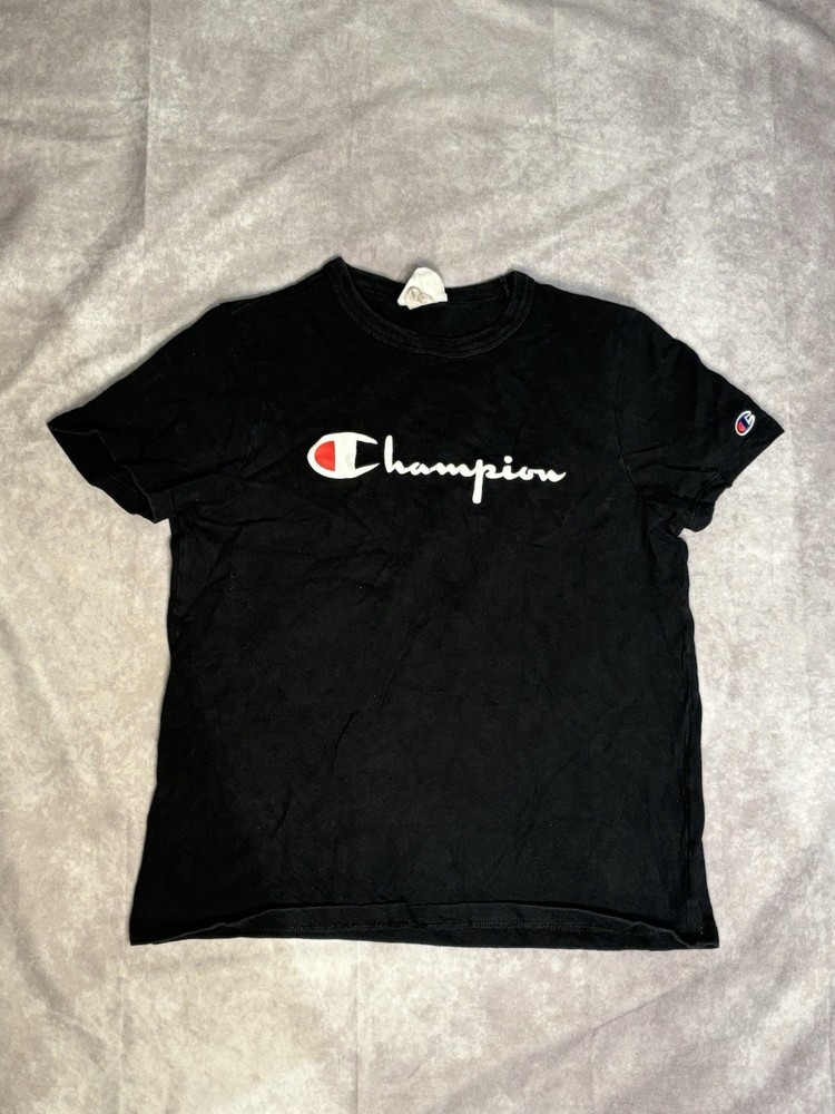 Champion T-Shirt Men Size Small Black