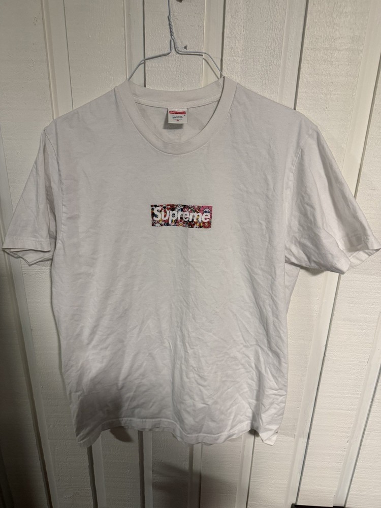 Supreme Takashi Murakami 2020ss Relief Box Logo Tee size large in hand 100%legit