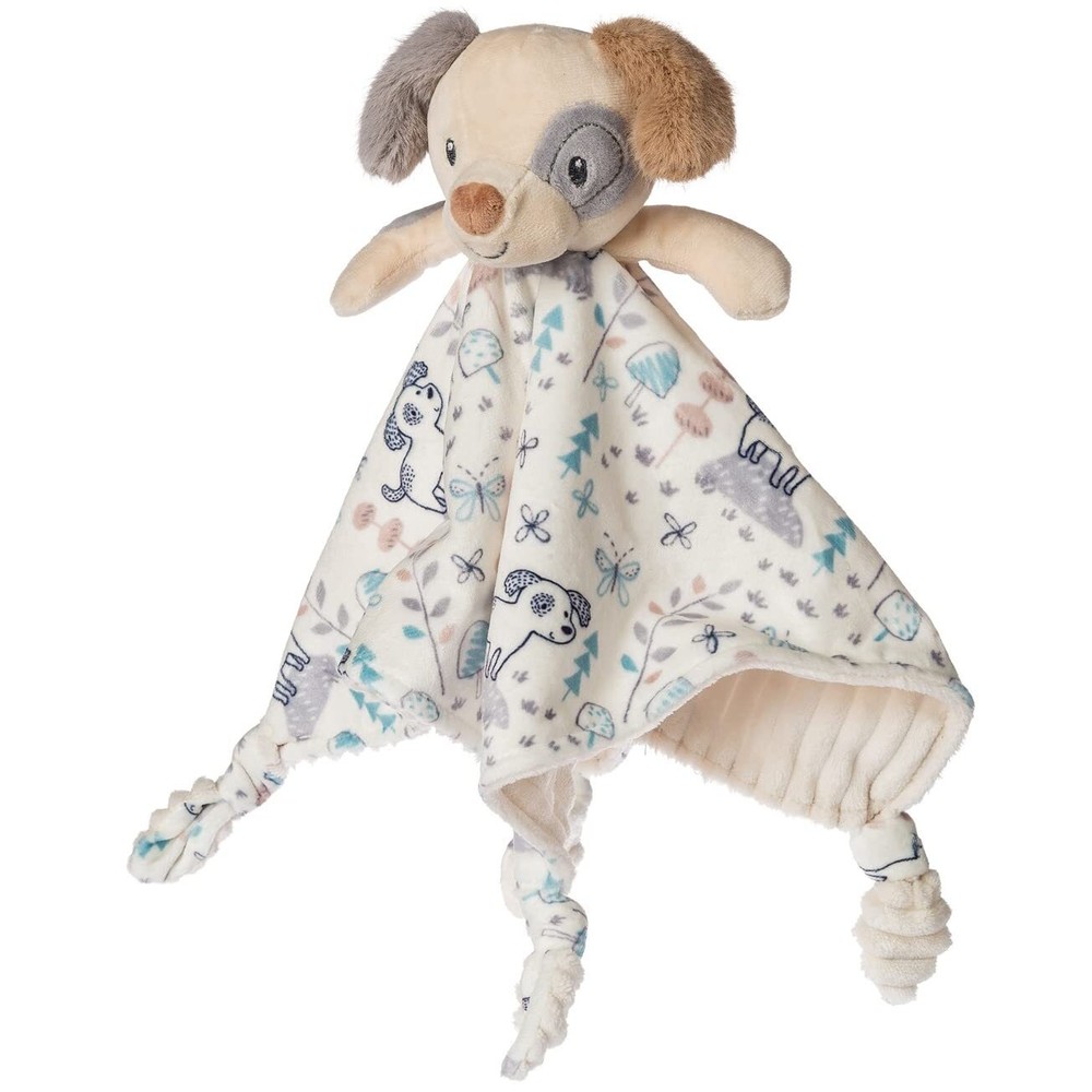 Stuffed Animal Lovey Blanket, 13 x 13-Inches, Sparky Puppy