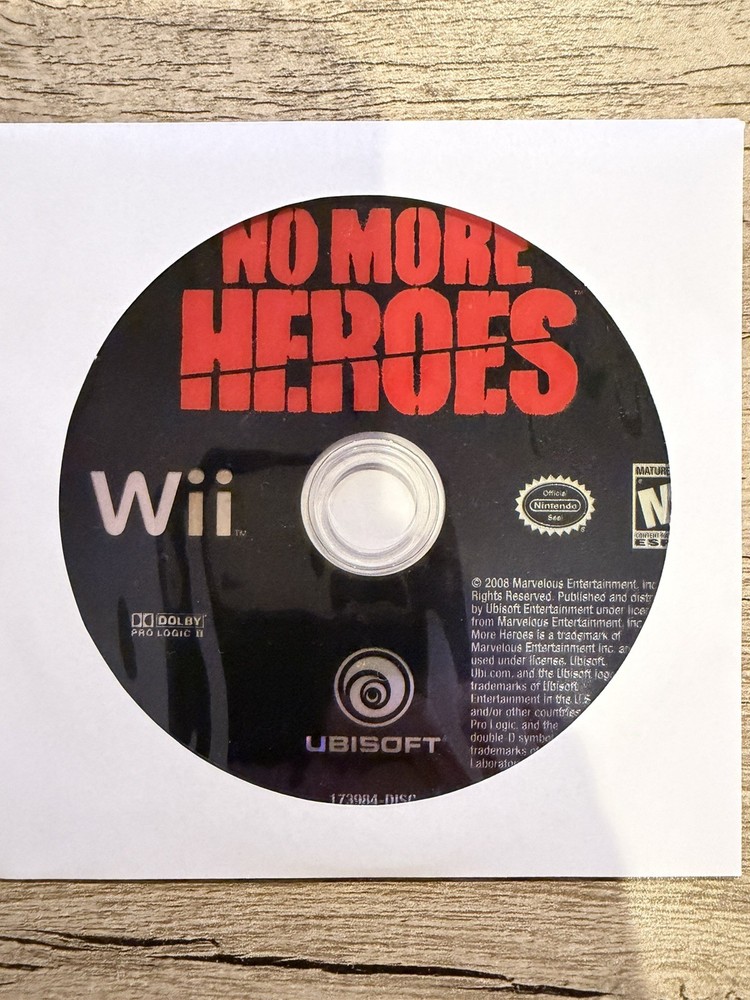 No More Heroes; Loose (Nintendo Wii, 2008)