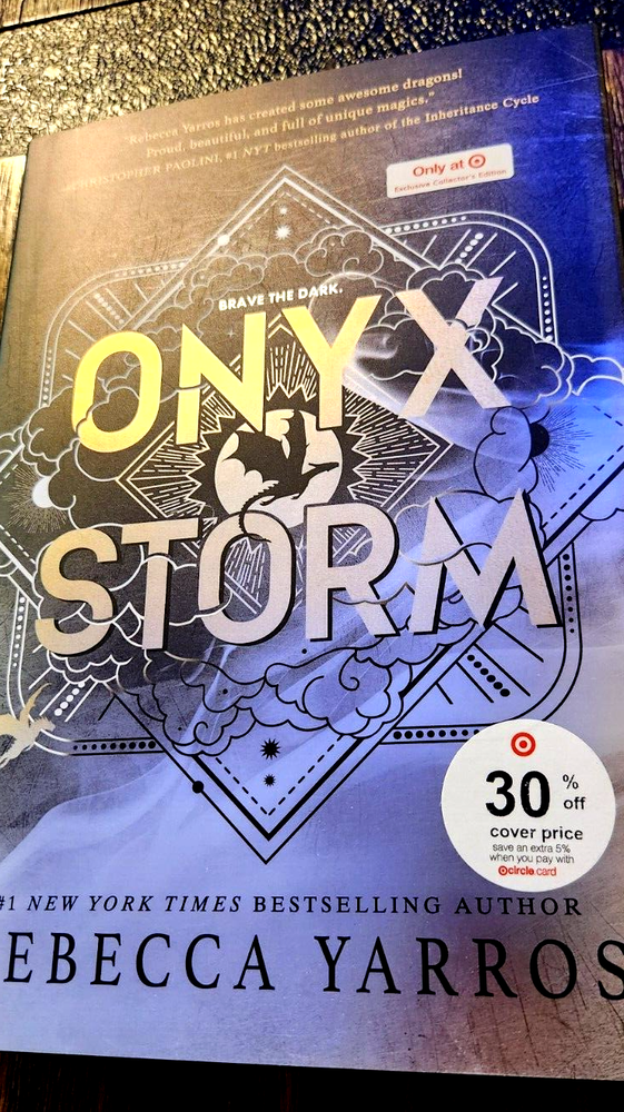 Onyx Storm Target Exclusive Collectors Edition By Rebecca Yarros Hardcover