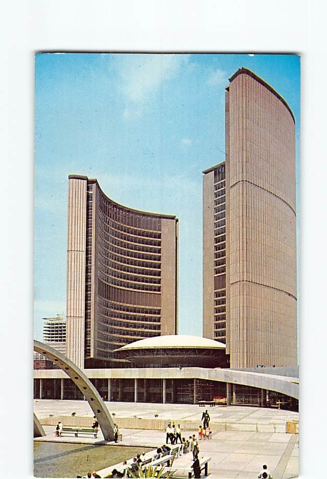Postcard City Hall Toronto Ontario Canada