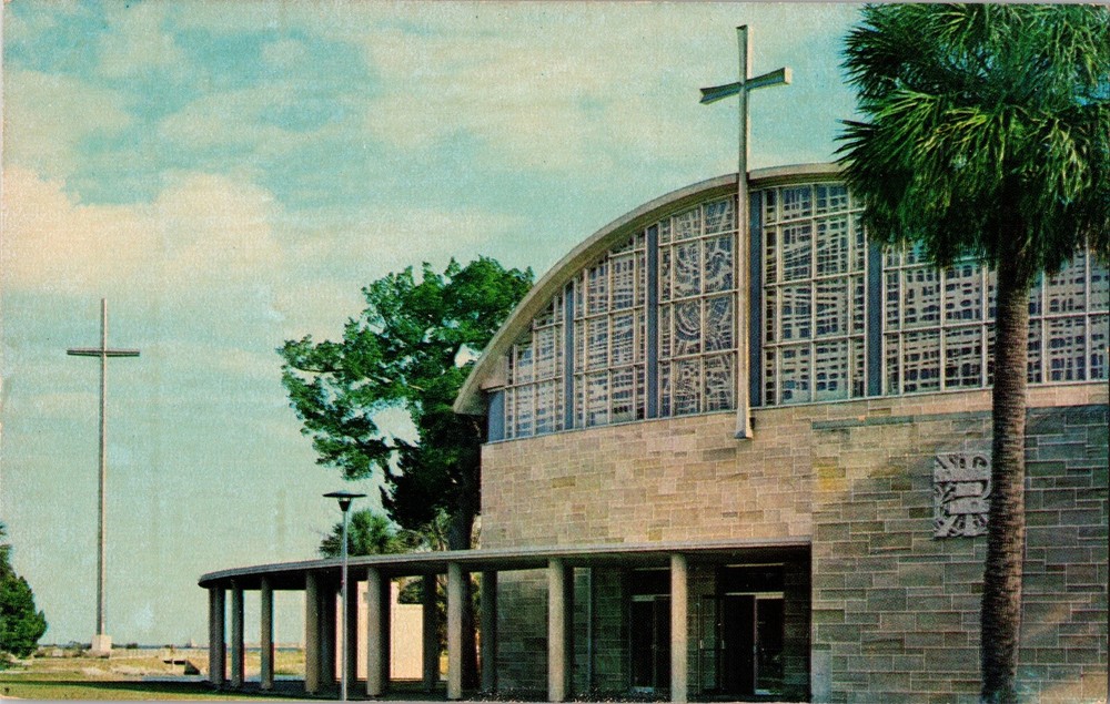 Postcard FL Prince Of Peace Church St. Augustine, Florida Mission Nombre De Dios