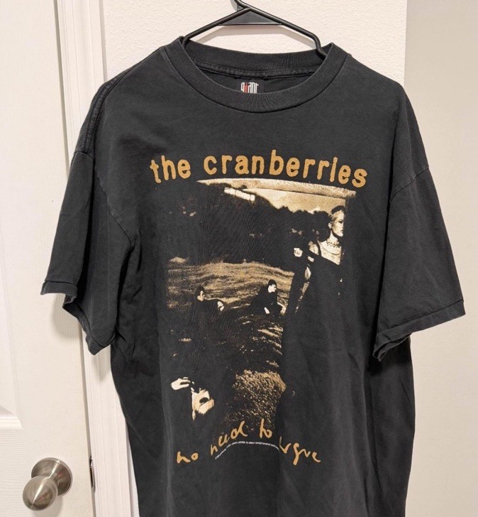 Vintage The Cranberries No Need To Argue 1994-95 Tour 90s Band XL Shirt Reprint