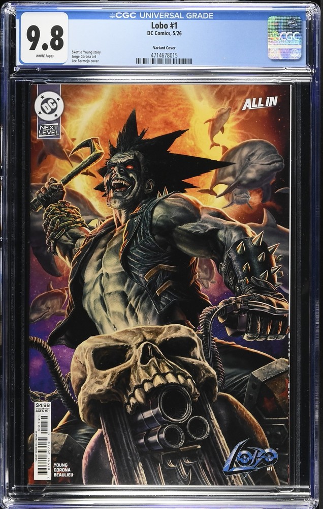 Lobo 1 CGC 9.8 Bermejo Variant Cover