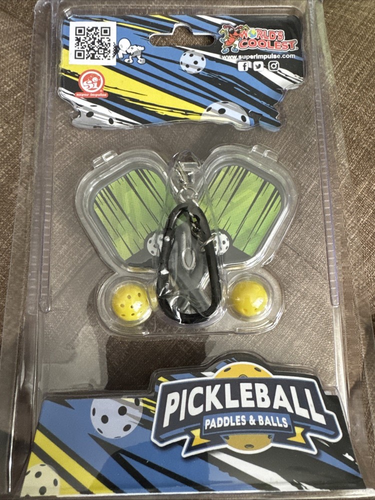 Pocket-Sized Mini Pickleball Paddles & Balls for On-The-Go Play
