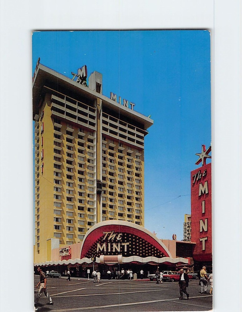 Postcard The Mint Hotel and Casino Las Vegas Nevada USA
