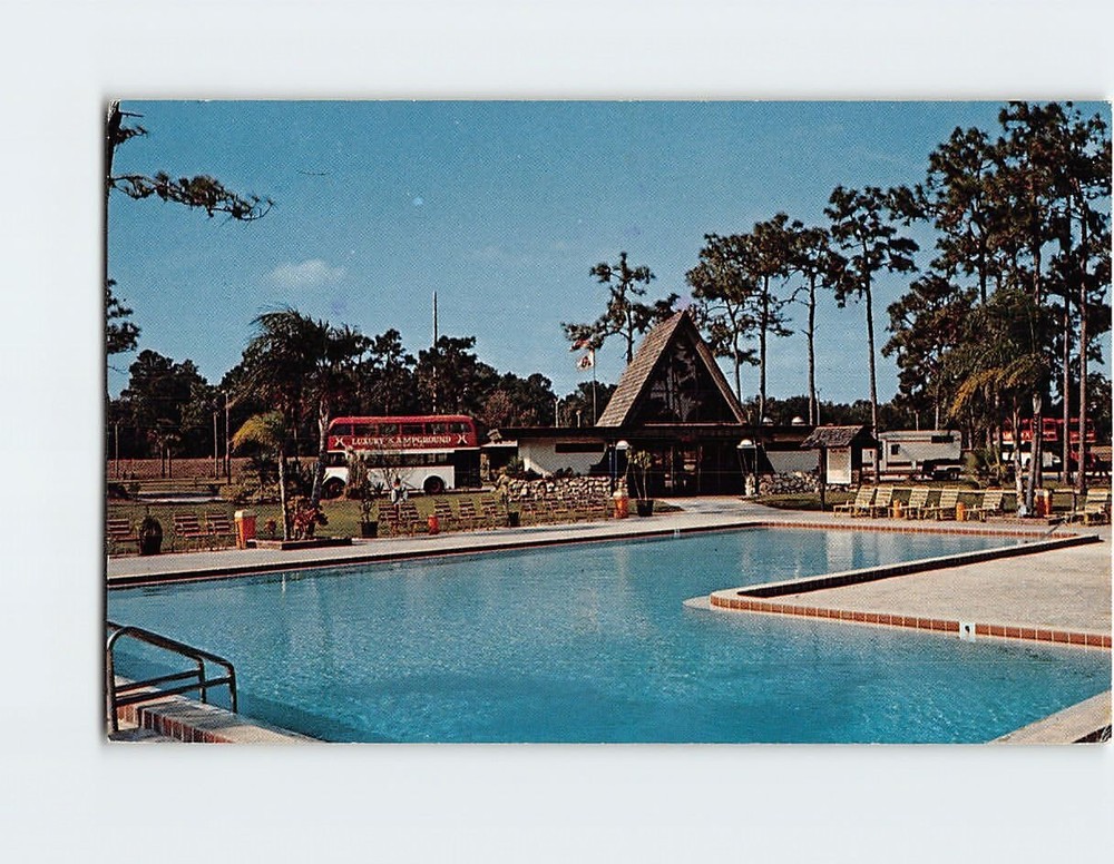 Postcard KOA Kampground Kissimmee Florida USA