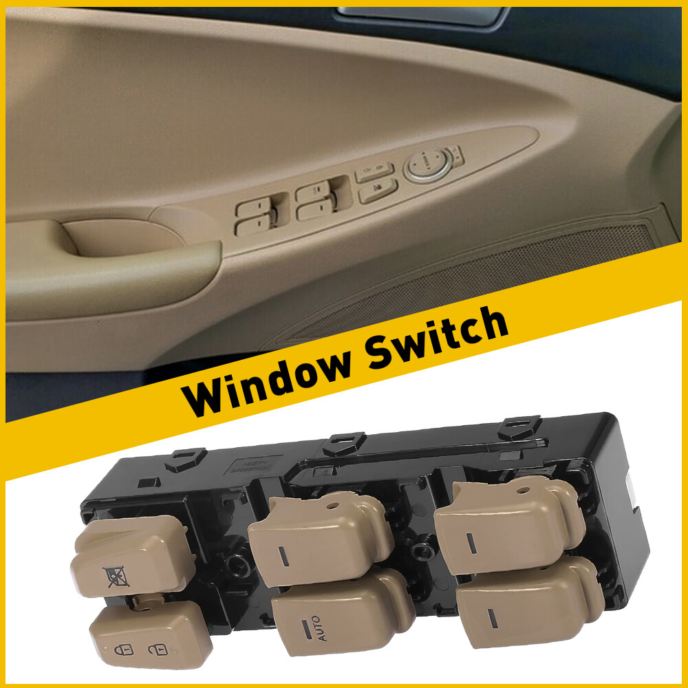 Front Left Driver Power Window 2011-2015 For Sonata 93570-3S000 Switch Hyundai