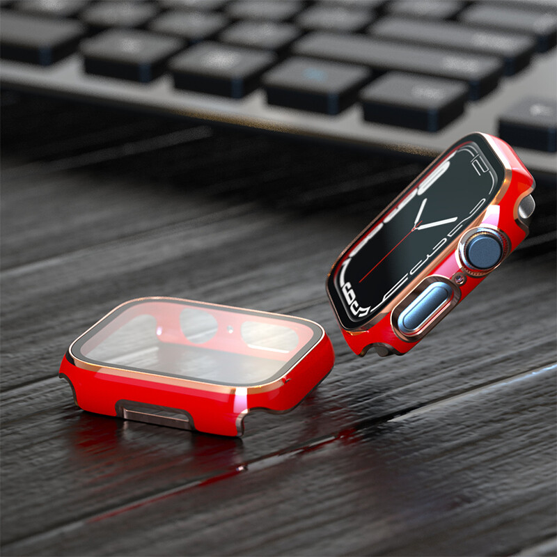 For Apple Watch 2/3/4/5/6/7/SE Case Screen Protector Cover 38/40/42/44/41/45mm.