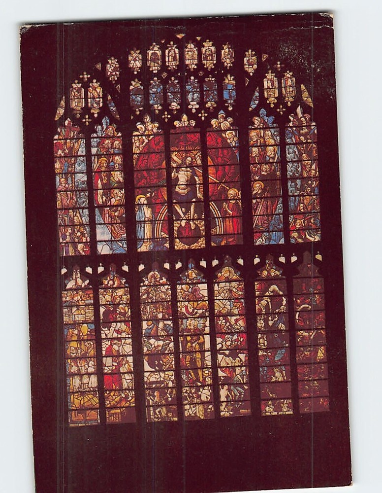 Postcard West Window St. Mary's Church Fairford England