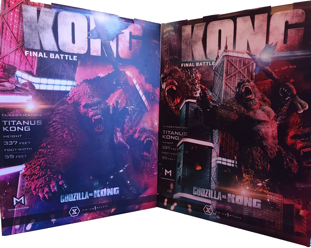 Godzilla vs Kong Final Battle Masterline Diorama Action Statue