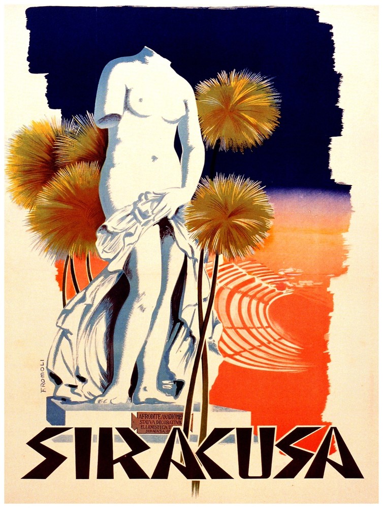 8107.Decoration Poster.Home Room wall art design.Siracusa.Syracuse.Greece decor