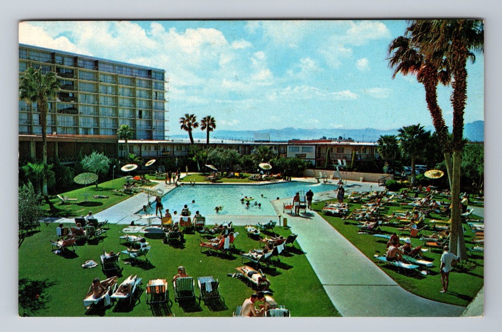 Las Vegas NV-Nevada, Stardust Hotel & Pool Advertising, Vintage Postcard
