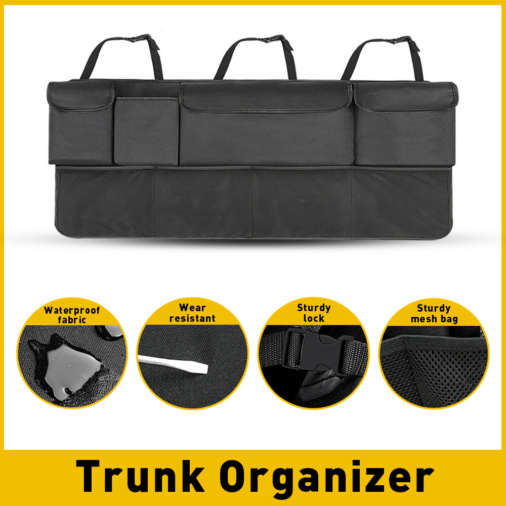 Universal Car Cargo Net Trunk Organizer Hanging Back Seat Storage Organizer Bag