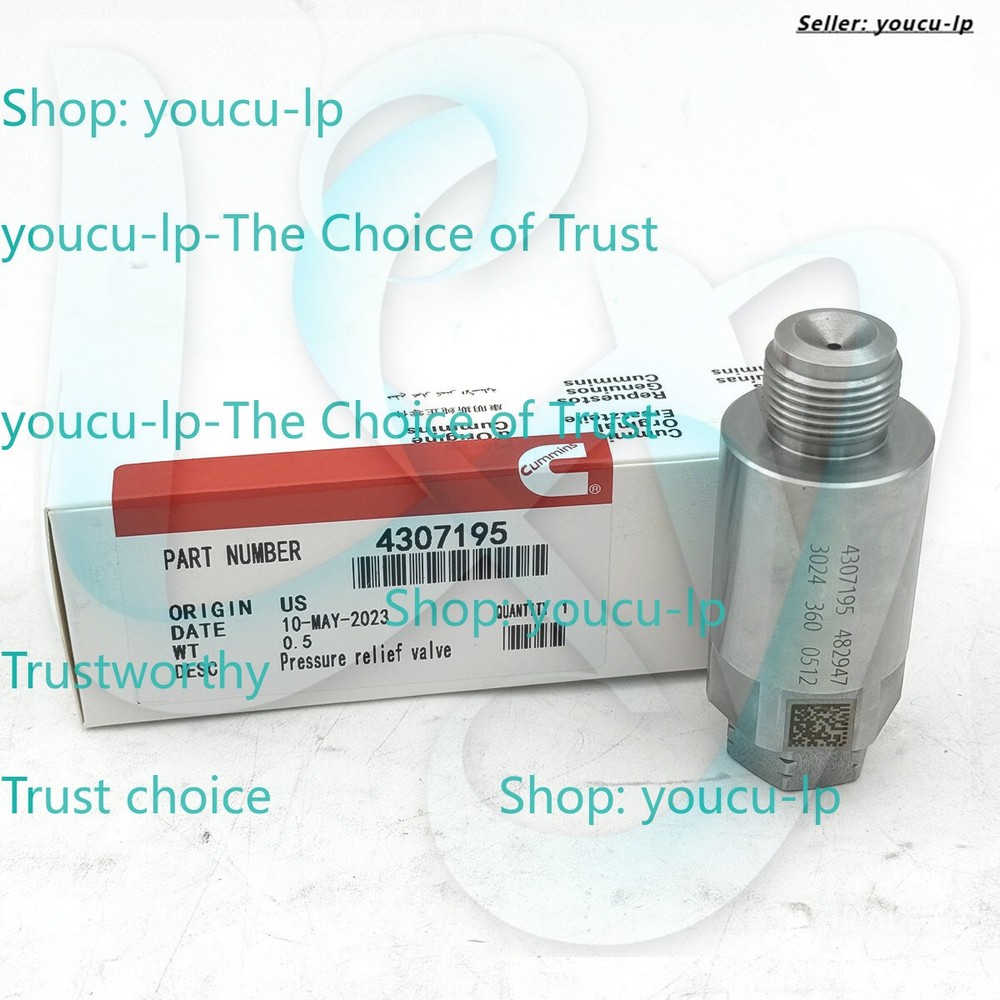 Common Pressure Relief Valve Fits for Cummins ISX15 QSX15 5473196 4307195 New