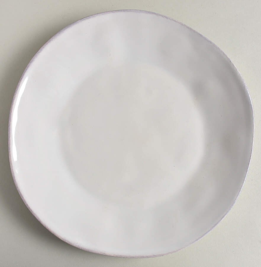 Crate & Barrel Marin White Dinner Plate 8851792