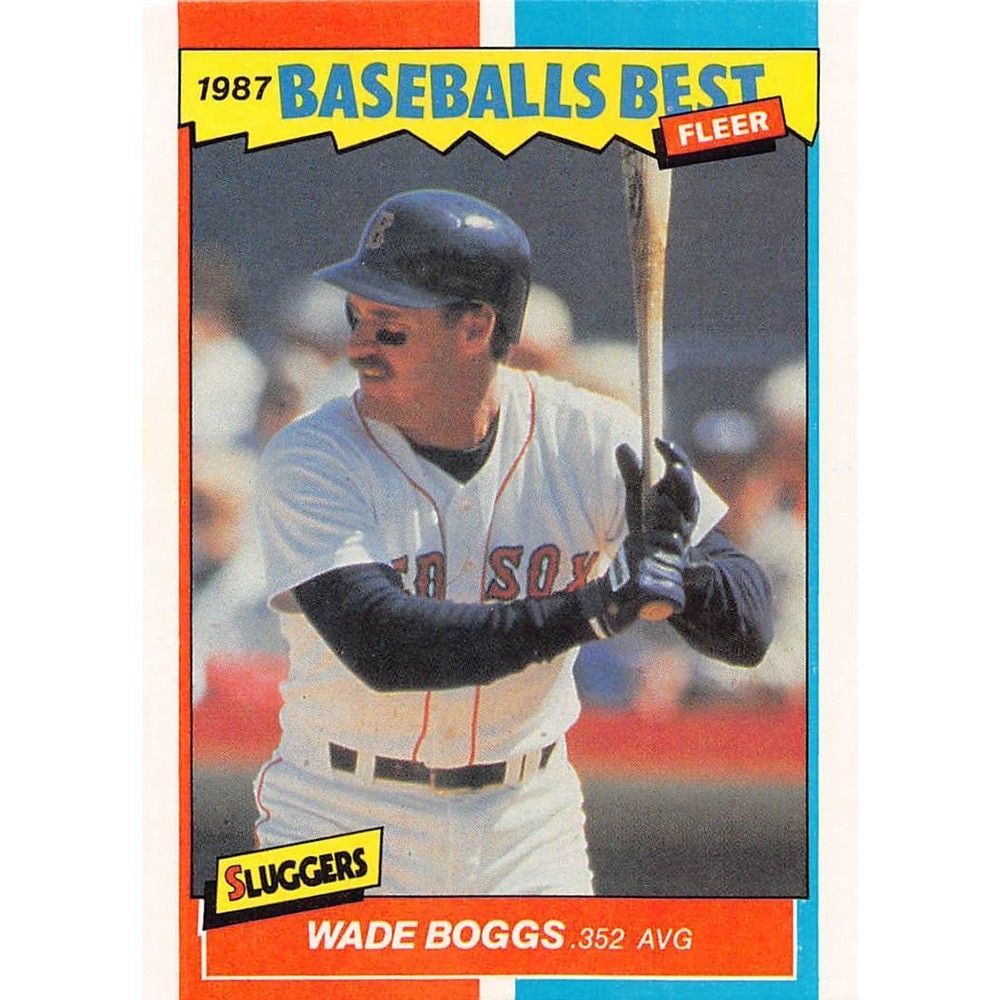 1987 Fleer Baseball's Best Sluggers vs. Pitchers #4 Wade Boggs