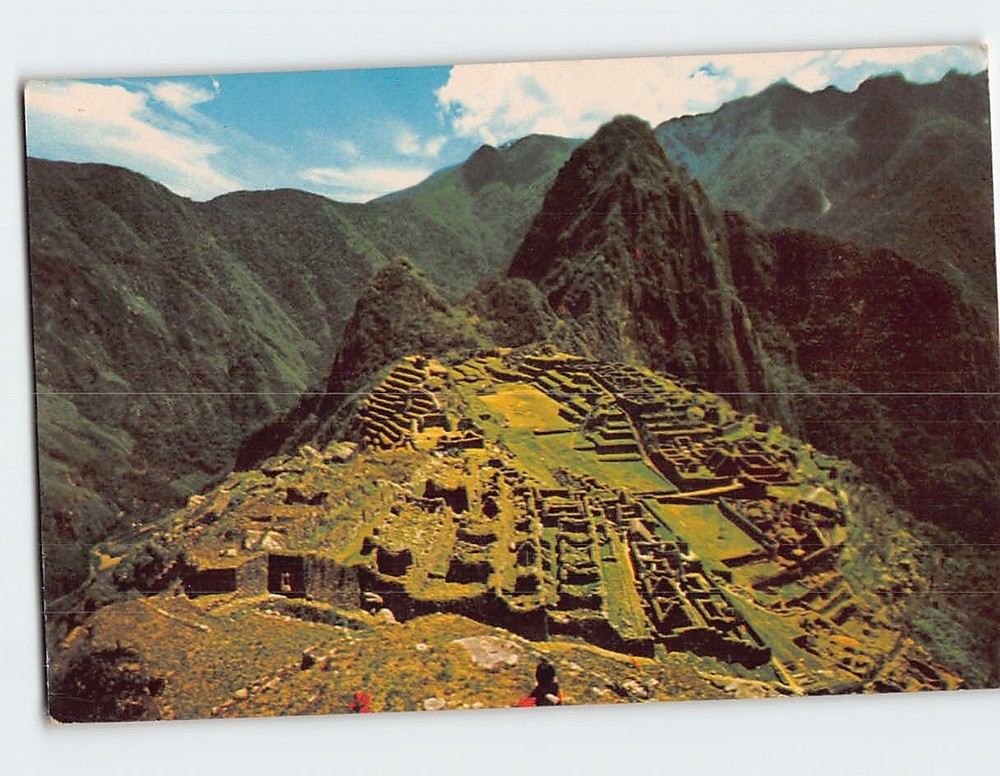 Postcard Ruins of Machu Picchu Cuzco Peru