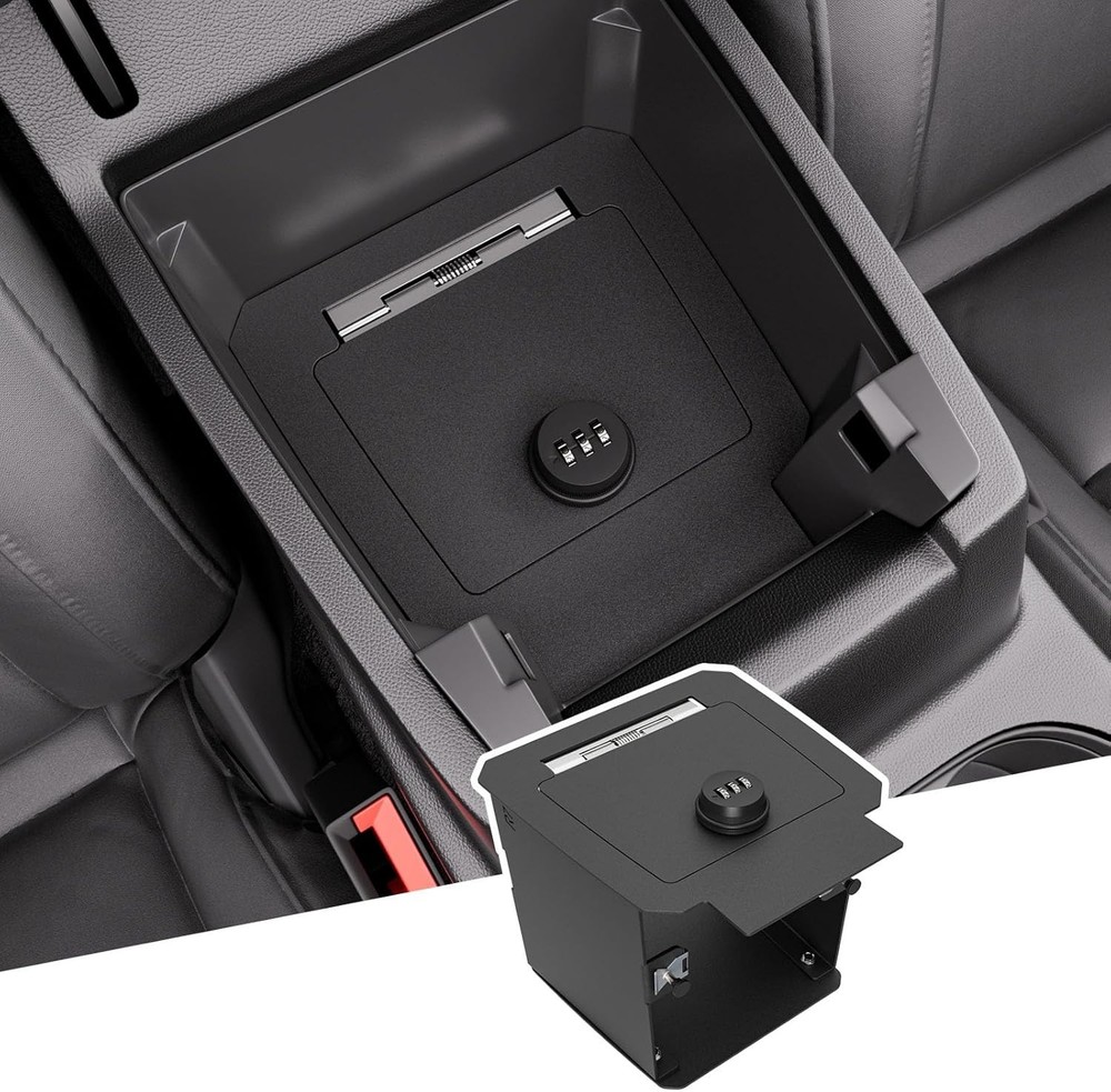 For 2023-2026 Chevy Colorado GMC Canyon Center Console Safe Organizer Lock Box
