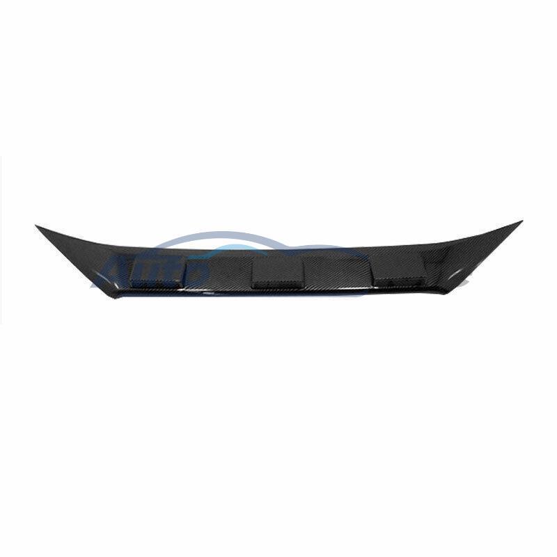 Carbon Fiber ABS Front Hood Guard Grille Cover for 2019-2022 Toyota RAV4