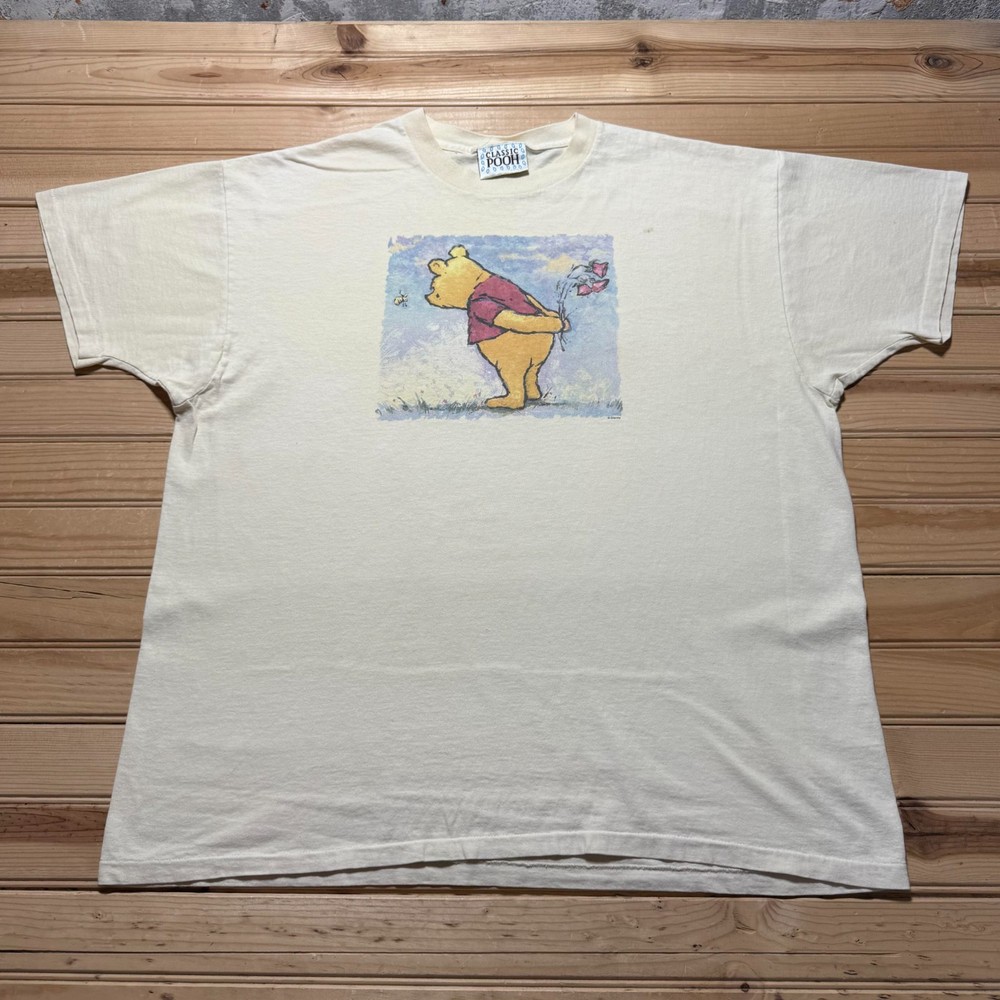 Vintage 90s Classic Pooh Winnie the Pooh Nature Graphic T-Shirt Men's Size XL