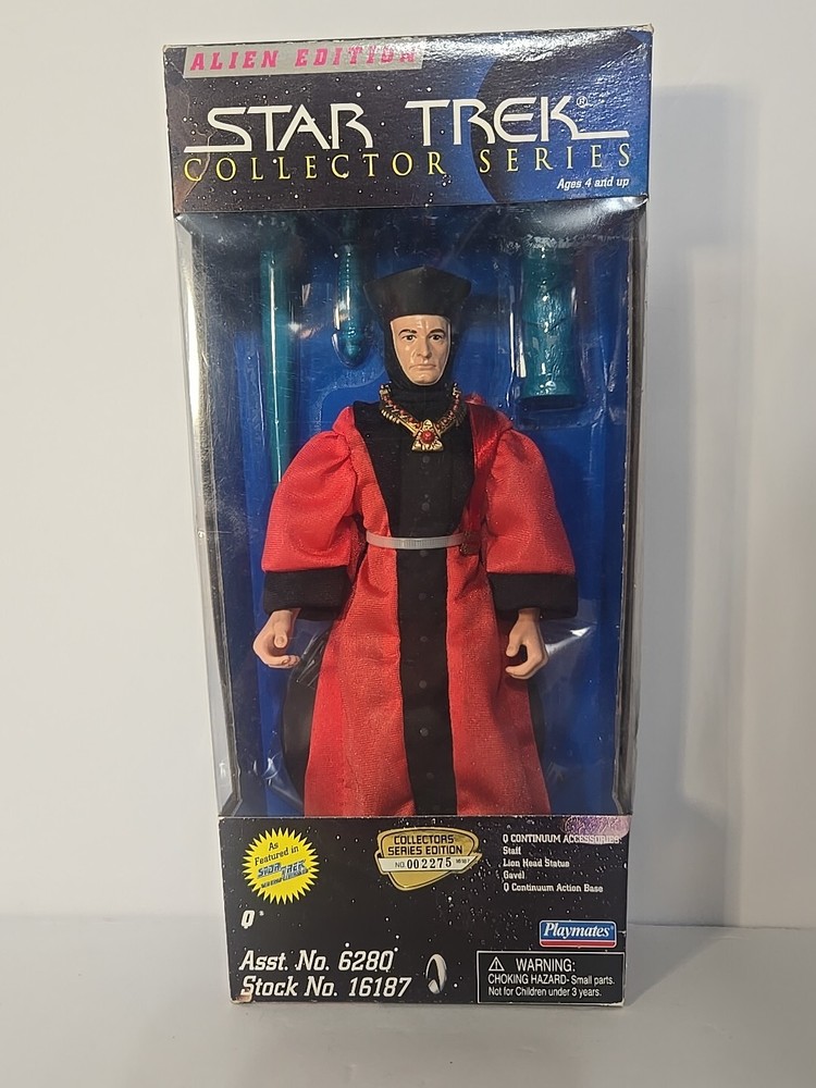 Q Star Trek Collector Series Alien Edition Playmates