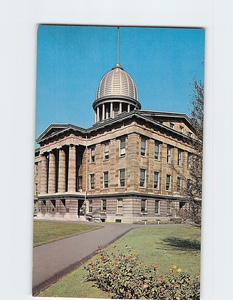 Postcard Historic Sangamon County Court House Springfield Illinois USA